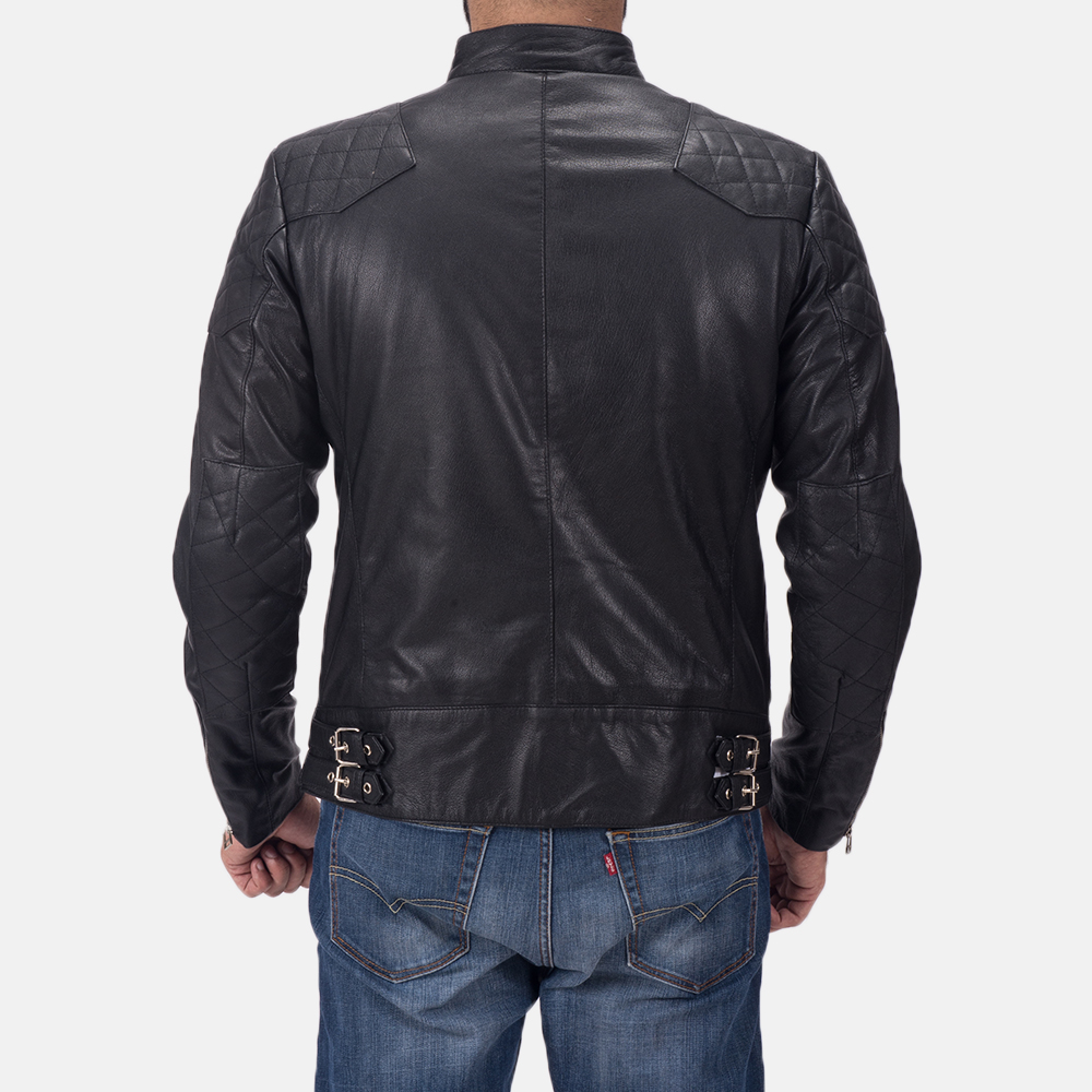 David Beckham Leather Motorcycle Jacket - Leather Jacket Makers